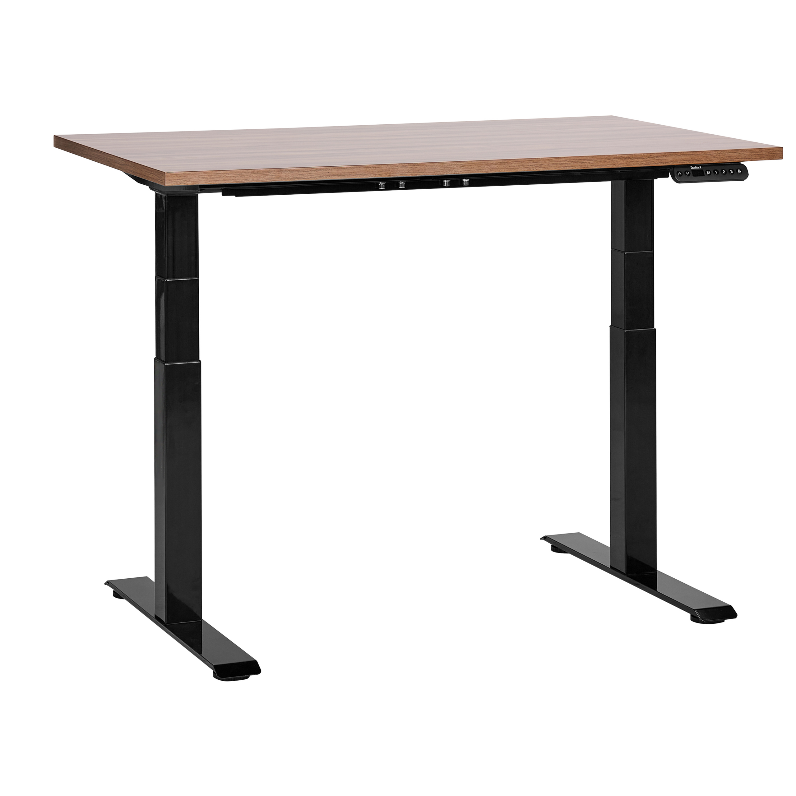 Escritorio de altura regulable eléctrico destines 120 cm 72 cm marrón/negro