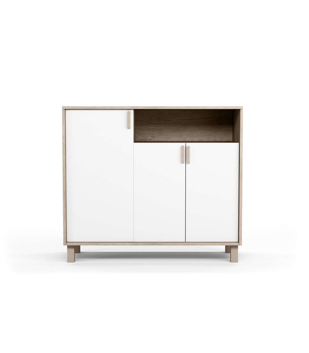 Recibidor zapatero 3 puertas con diseño moderno y funcional