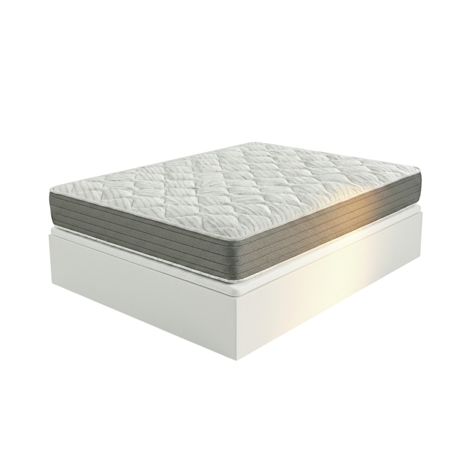 Colchón 150x190+canapé blanco royal sleep ceramic20 montaje incluido