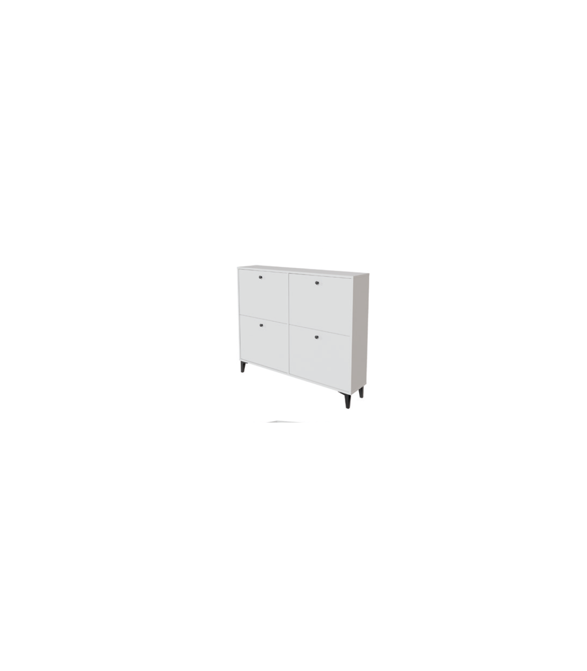 Mueble zapatero mili con 4 trampones para organizar zapatos