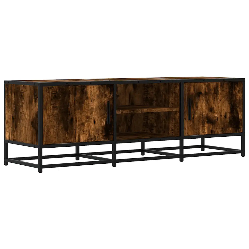 Elegante mueble para tv de diseño industrial con espacio