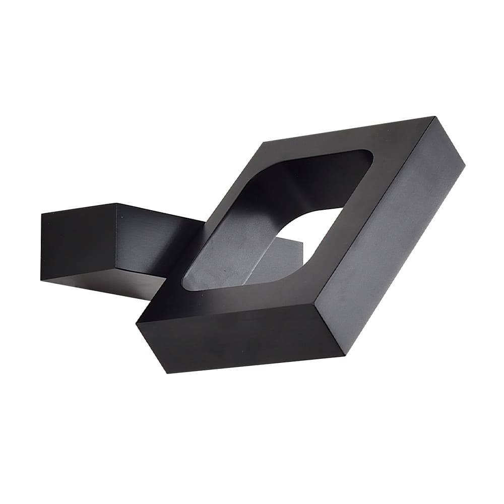 Aplique LED de exterior orientable tida negro con luz neutra ip54