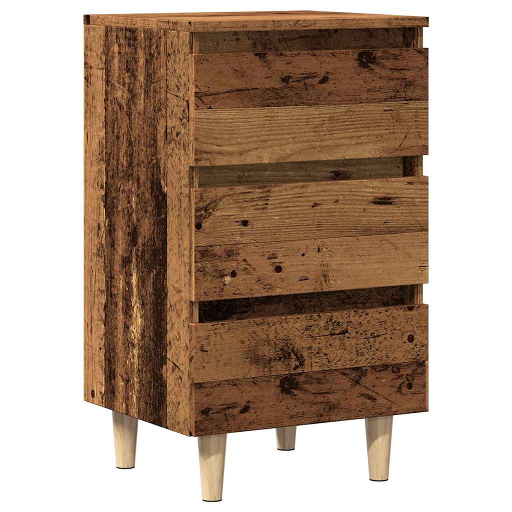 Casa lúmina - mesita de noche madera madeira 40 x 35 x 69 cm