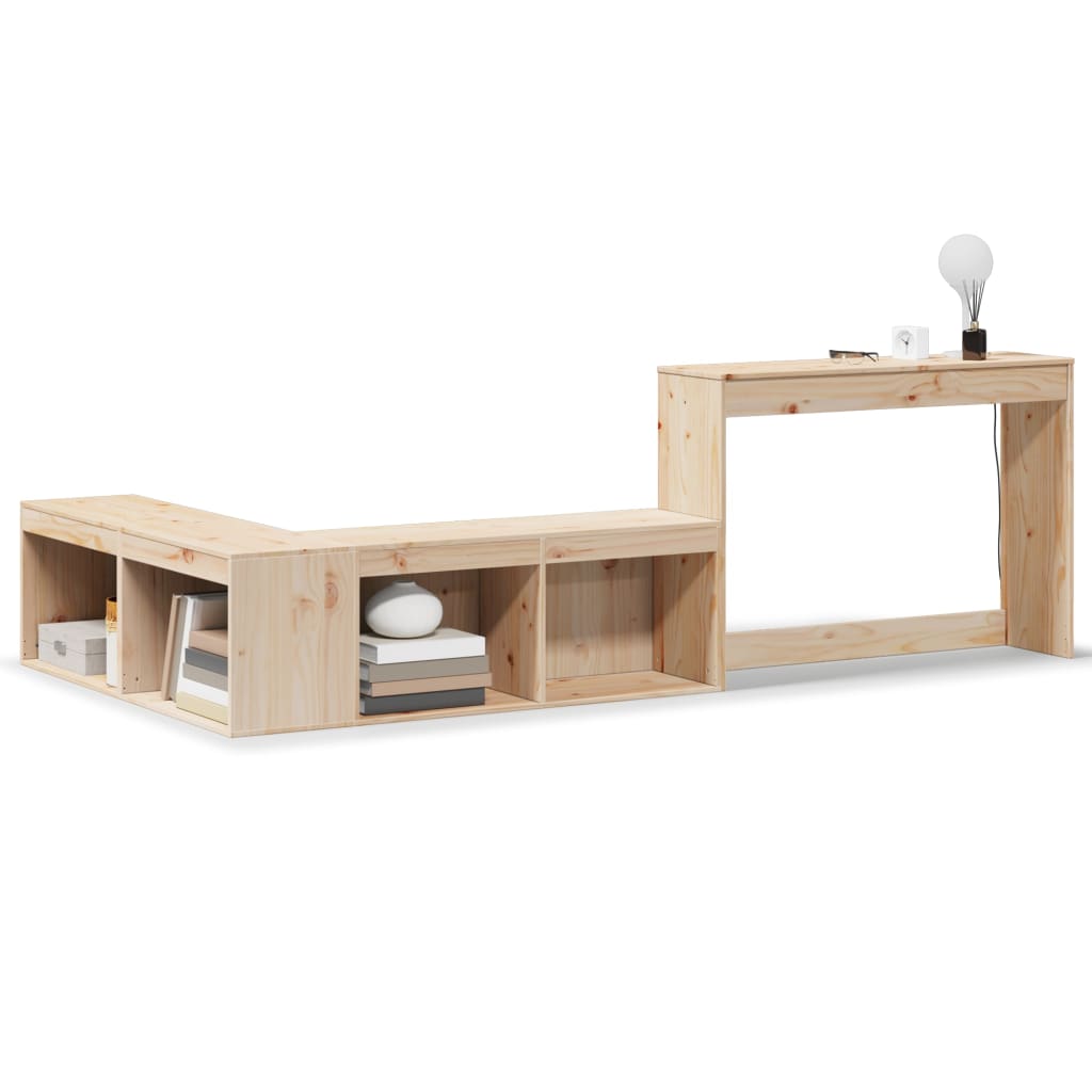 Casa lúmina - mesita de noche madera madeira 232 x 122 x 75 cm