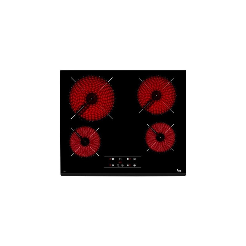 Vitrocerámica teka tz 6415 4 zonas touch control schott glass