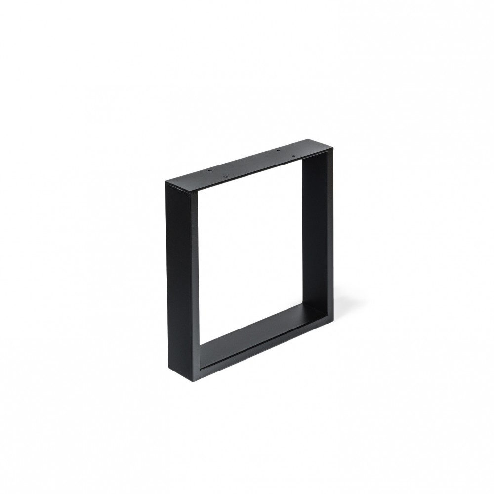 Mueble de diseño rei pie fijo metal crudo negro